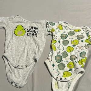 Koala baby avocado onesies